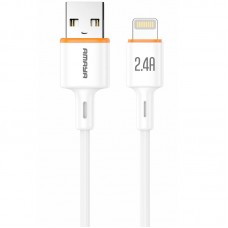 Дата кабель Amaya L66 USB to Lightning 2.4A (1m)  White - 00000084619_1