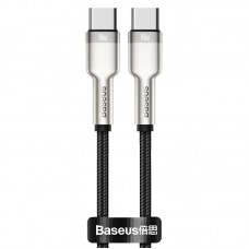 Дата кабель Baseus Cafule Series Metal Type-C to Type-C 100W (1m) (CATJK-C)  Чорний - 00000049172_2