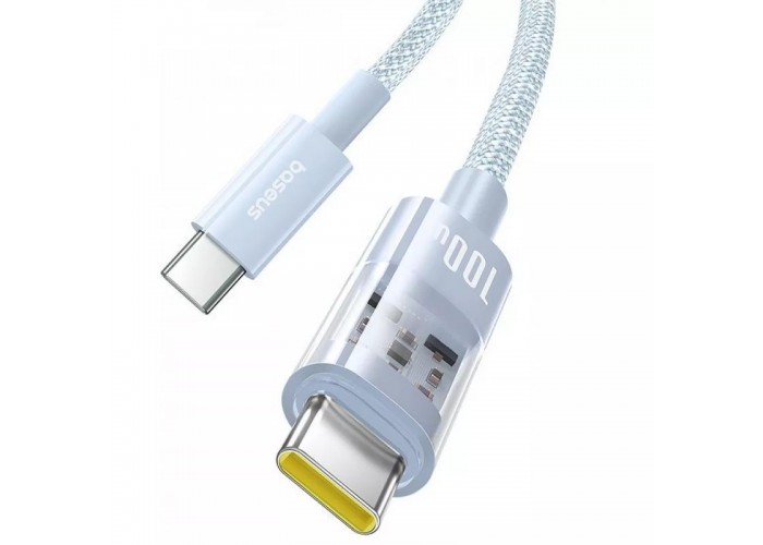 Дата кабель Baseus Gem Fast Charging Type-C to Type-C 100W (1m) (P10373000111)