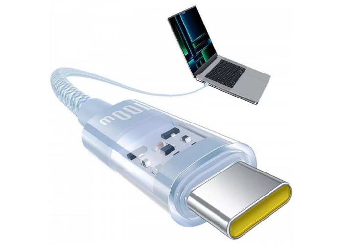 Дата кабель Baseus Gem Fast Charging Type-C to Type-C 100W (1m) (P10373000111)