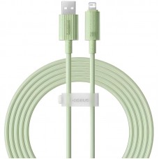 Дата кабель Baseus Habitat Series Fast Charging USB to Lightning 2.4A (1m) (P10360200421-0)  Natural Green - 00000072077_2