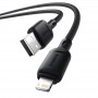 Дата кабель Baseus Silky Series OS Fast Charging USB to Lightning 2.4A (1m) (P1037770)