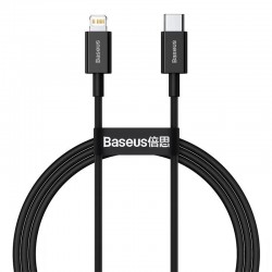 Дата кабель Baseus Superior Series Fast Charging Type-C to Lightning PD 20W (1m) (CATLYS-A)  Чорний - 00000053340_1