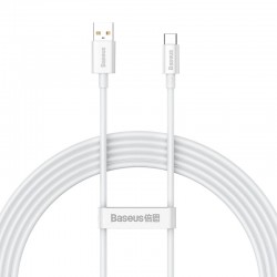 Дата кабель Baseus Superior Series Fast Charging USB to Type-C 100W (2m) (P10320102214)  Moon White - 00000088337_2