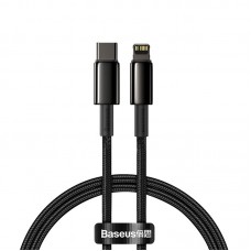 Дата кабель Baseus Tungsten Gold Type-C to Lightning PD 20W (2m) (CATLWJ)  Чорний - 00000084318_1
