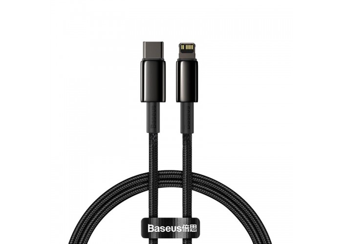 Дата кабель Baseus Tungsten Gold Type-C to Lightning PD 20W (2m) (CATLWJ)