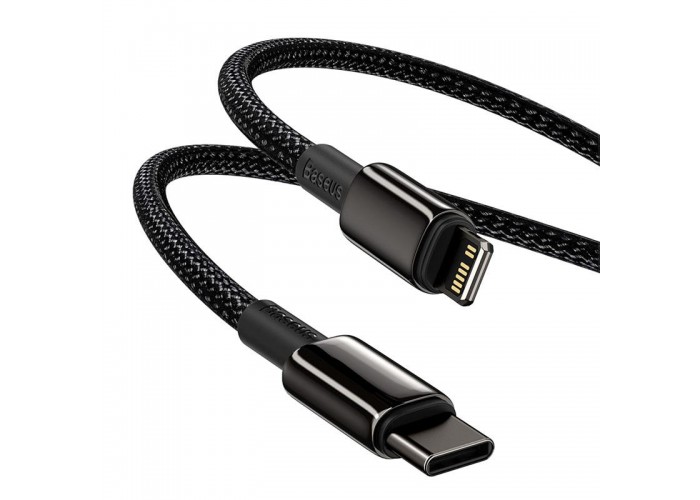 Дата кабель Baseus Tungsten Gold Type-C to Lightning PD 20W (2m) (CATLWJ)