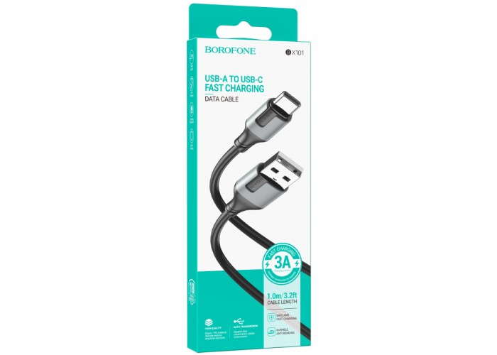 Дата кабель Borofone BX101 Creator USB to Type-C 3A (1m)