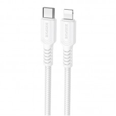 Дата кабель Borofone BX116 Certain Type-C to Lightning 27W (1m)  White - 00000081955_2