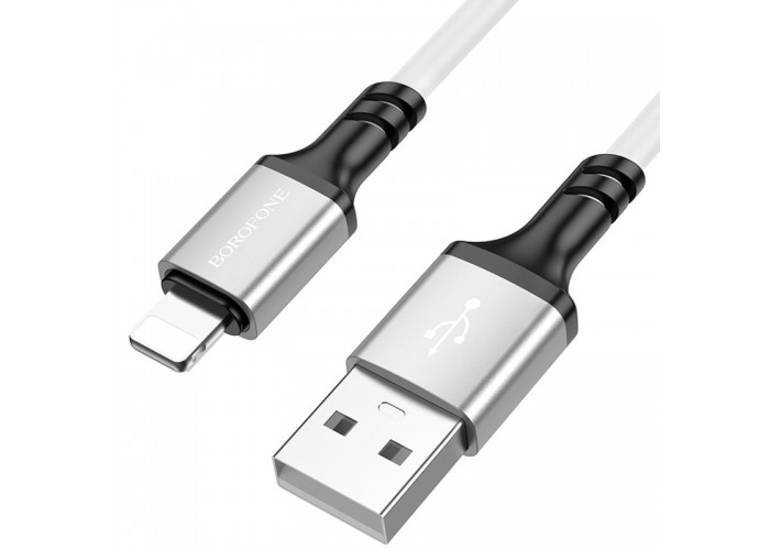Дата кабель Borofone BX83 Famous USB to Lightning 2.4A (1m)