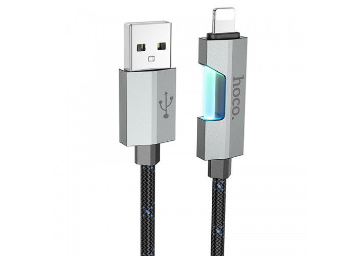 Дата кабель Hoco U123 Regent colorful 2.4A USB to Lightning (1.2m)