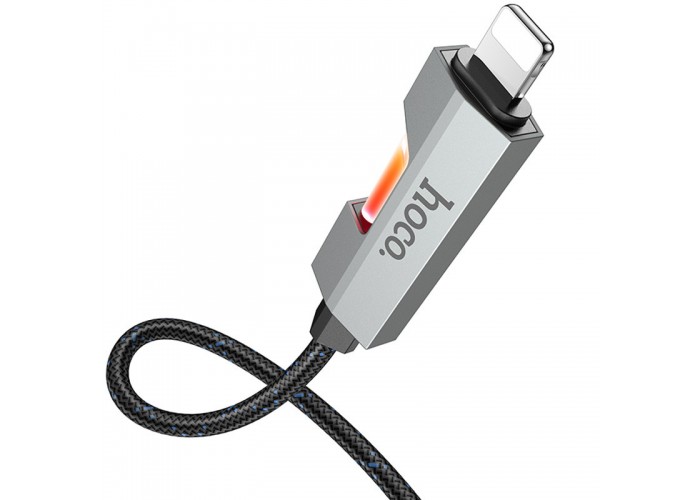 Дата кабель Hoco U123 Regent colorful 2.4A USB to Lightning (1.2m)