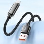 Дата кабель Hoco U125 Benefit 5A USB to Type-C with display (1.2m)