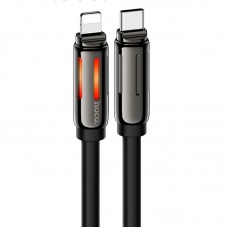 Дата кабель Hoco U136 Prize Type-C to Lightning 27W (1.2m)  Black - 00000074160_2