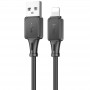 Дата кабель Hoco X101 Assistant USB to Lightning 2.4A (1m)