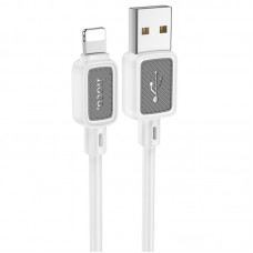 Дата кабель Hoco X108 Benefit USB to Lightning 2.4A (1m)  White - 00000073878_2