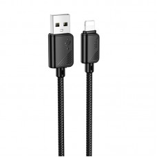 Дата кабель Hoco X113 Beneficio USB to Lightning (1m)  Black - 00000077127_3