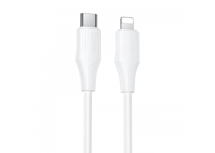 Дата кабель Hoco X124 Bien silicone Type-C to Lightning 27W (1m)