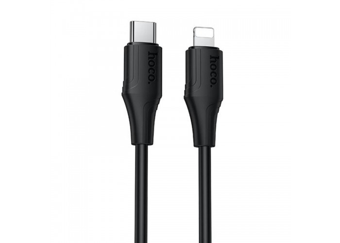 Дата кабель Hoco X124 Bien silicone Type-C to Lightning 27W (1m)