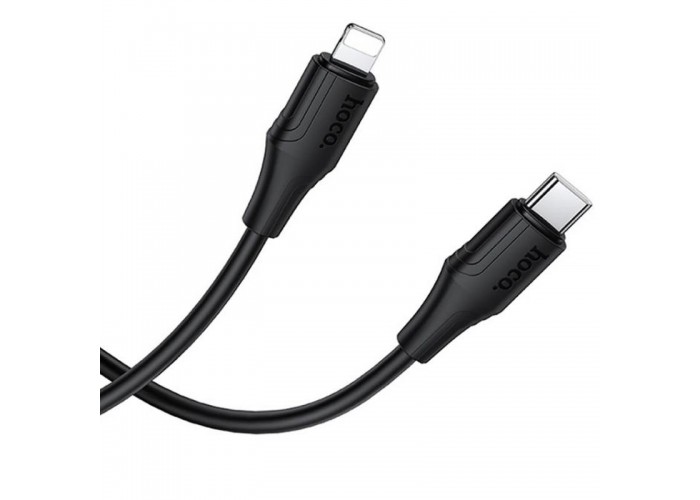 Дата кабель Hoco X124 Bien silicone Type-C to Lightning 27W (1m)
