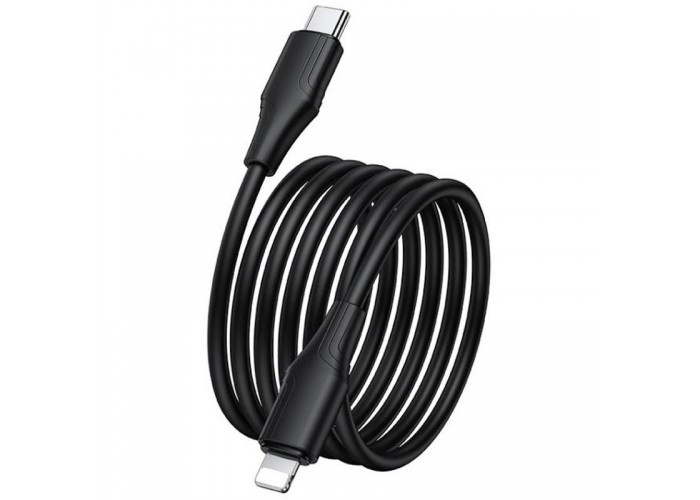 Дата кабель Hoco X124 Bien silicone Type-C to Lightning 27W (1m)