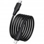 Дата кабель Hoco X124 Bien silicone Type-C to Lightning 27W (1m)