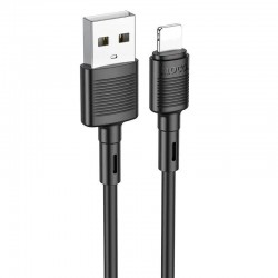 Дата кабель Hoco X83 Victory USB to Lightning (1m)  Black - 00000066069_1