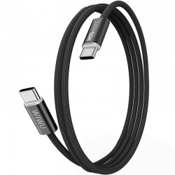 Дата кабель WIWU C101 Essen Type-C to Type-C 240W (1.5m)  Black - 00000085922_1