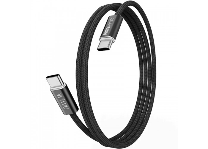 Дата кабель WIWU C101 Essen Type-C to Type-C 240W (1.5m)