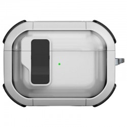 Футляр протиударний Locking Button для навушників Airpods Pro 3  White - 00000083963_7