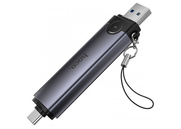 Картридер Hoco HB56 Victory 5in1 Type-C/USB2.0 to SD/TF3.0 + USB 2.0