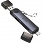 Картридер Hoco HB56 Victory 5in1 Type-C/USB2.0 to SD/TF3.0 + USB 2.0