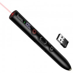 Лазерна указка Hoco GM203 Touch + стілус 180mAh  Black - 00000086509_1