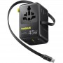 Мережевий універсальний перехідник Baseus AG11 45W with retractable cable (2USB-A/1C/1Socket) (E0307F)