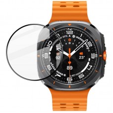 Полімерна плівка 3D (full glue) (тех.пак) для Samsung Galaxy Watch Ultra (2024-25) 47mm  Чорний - 00000073141_1