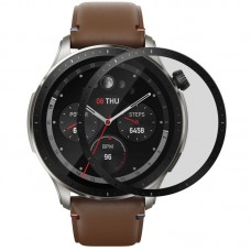 Полімерна плівка 3D (full glue) (тех.пак) для Xiaomi Amazfit GTR 4  Чорний - 00000057642_1