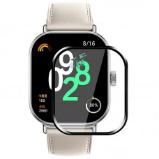 Полімерна плівка 3D (full glue) (тех.пак) для Xiaomi Redmi Watch 4  Чорний - 00000070205_1