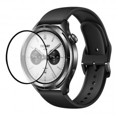 Полімерна плівка 3D (full glue) (тех.пак) для Xiaomi Watch S4  Чорний - 00000077661_1