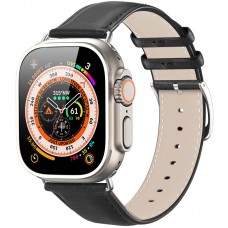 Ремінець Dux Ducis Leather Strap Classic для Apple Watch 38/40/41/42mm(ser.10)  Black - 00000079536_1