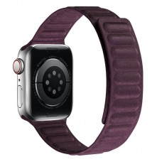Ремінець FineWoven (AAA) для Apple Watch 42(ser.1-3)/44/45/46/49mm  Mulberry - 00000066629_5