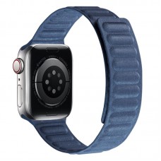 Ремінець FineWoven (AAA) для Apple Watch 42(ser.1-3)/44/45/46/49mm  Pacific Blue - 00000066629_6
