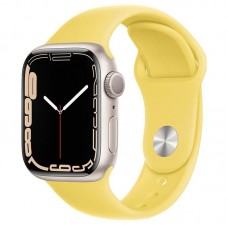 Ремінець Hoco WA01 Flexible series Apple watch (42/44/45/49mm)  Light Lemon - 00000064509_11
