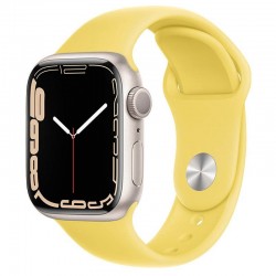 Ремінець Hoco WA01 Flexible series Apple watch (42/44/45/49mm)  Light Lemon - 00000064509_11