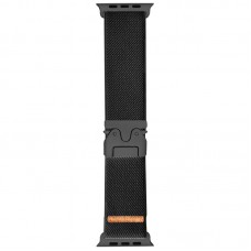 Ремінець Nylon New Design для Apple Watch 42(ser.1-3)/44/45/46/49mm  Black - 00000075857_4