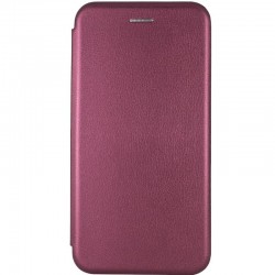 Шкіряний чохол-книжка Classy для Samsung Galaxy A04e  Бордовий - 00000063195_2