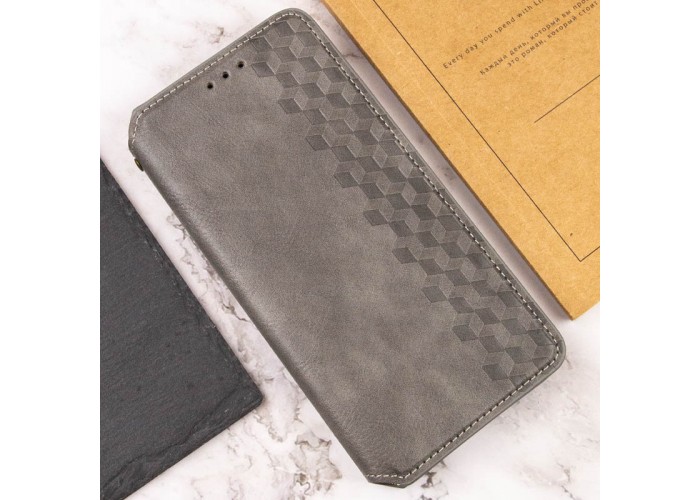 Шкіряний чохол-книжка GETMAN Cubic (PU) для Motorola Moto G05 / E15