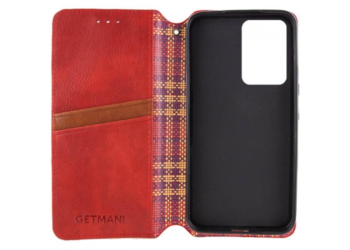 Шкіряний чохол-книжка GETMAN Cubic (PU) для Motorola Moto G56 5G