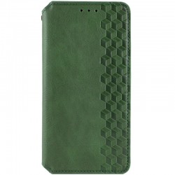 Шкіряний чохол-книжка GETMAN Cubic (PU) для Samsung Galaxy A27  Зелений - 00000086679_1