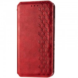 Шкіряний чохол-книжка GETMAN Cubic (PU) для Xiaomi Redmi Note 9s / Note 9 Pro / Note 9 Pro Max  Червоний - 00000037900_3