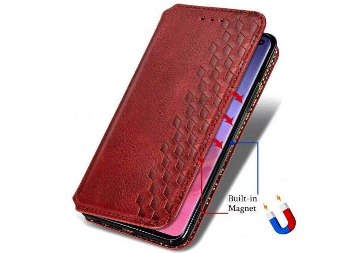 Шкіряний чохол-книжка GETMAN Cubic (PU) для Xiaomi Redmi Note 9s / Note 9 Pro / Note 9 Pro Max